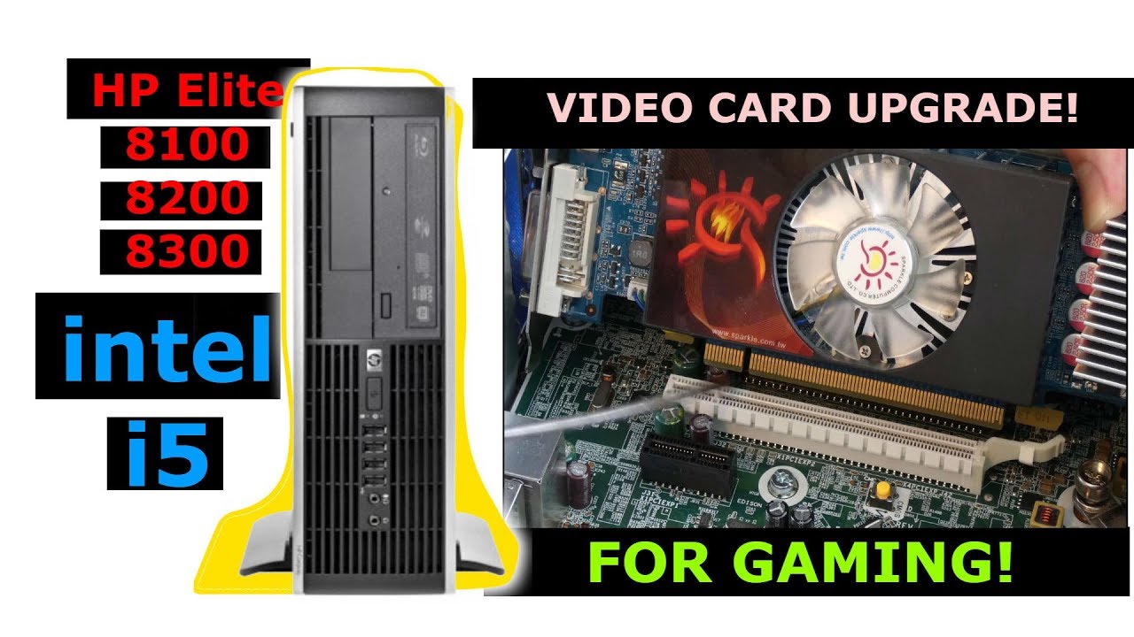 Video Card Upgrade HP Elite 8100, 8200, 8300 Small Form Factor Desktop, best GPU A2000