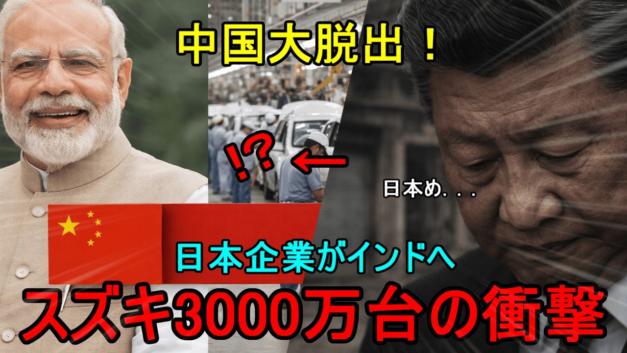 【速報】インドで売れる車の4台に1台がスズキ…日本企業がインド14億人市場を制覇し始めた衝撃