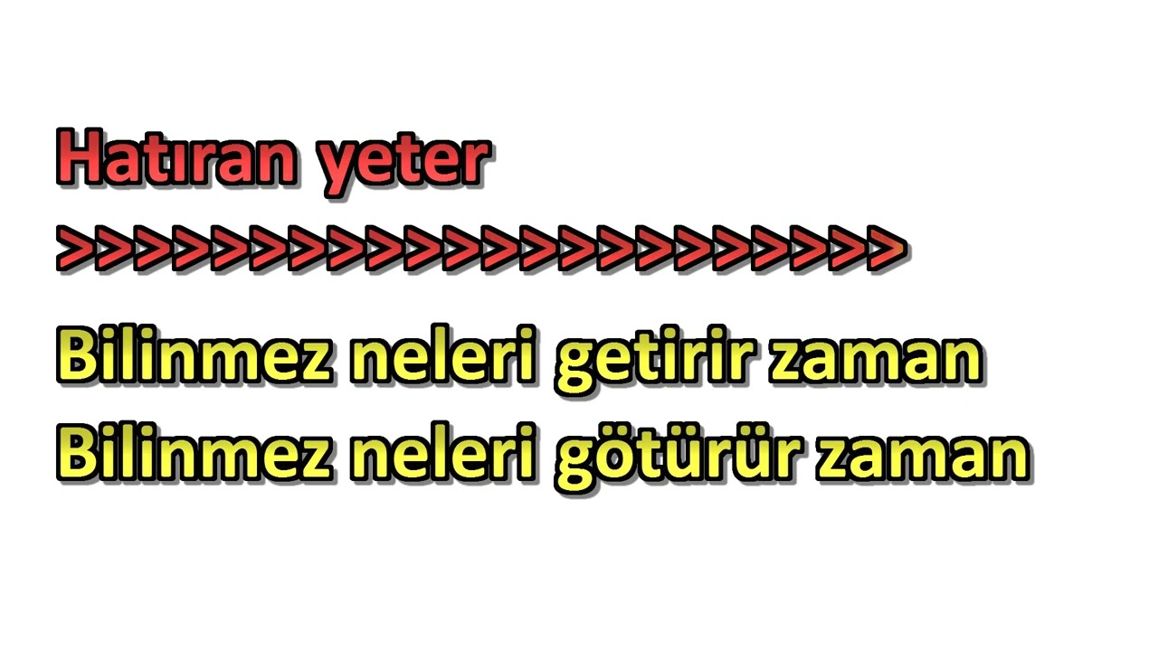 Zakkum Hatıran Yeter Rock Karaoke