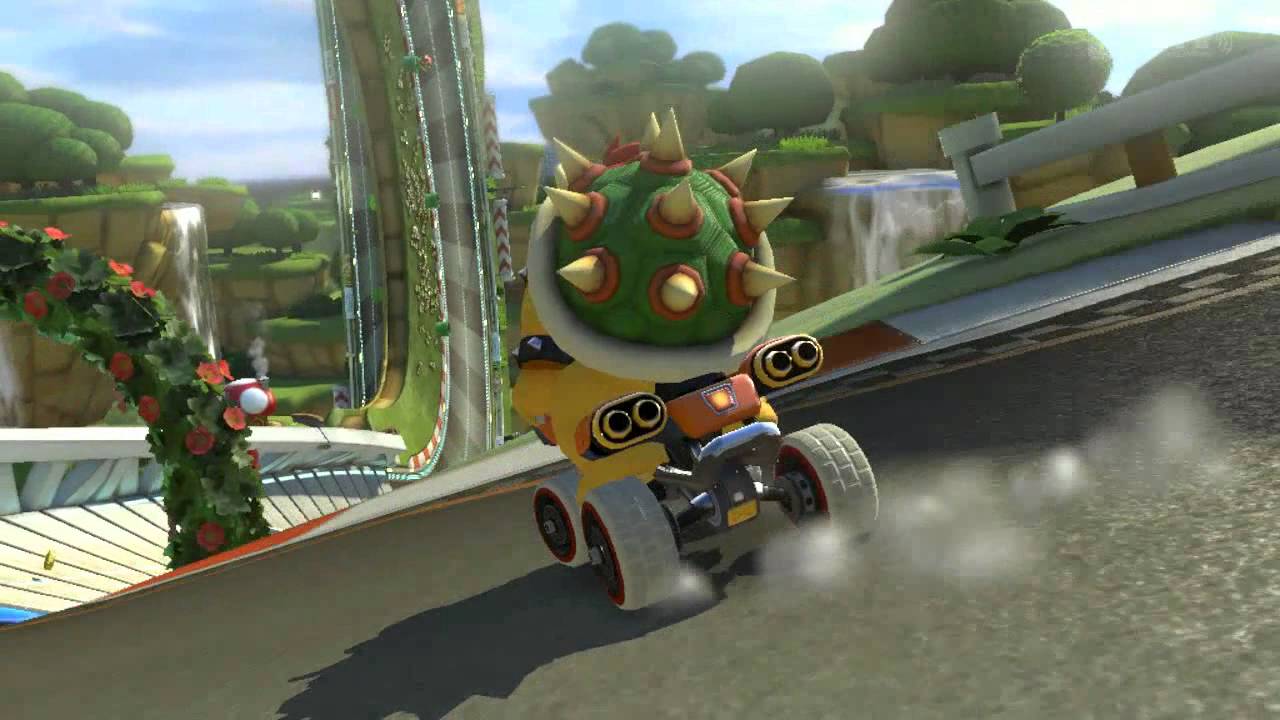 Wii U - Mario Kart 8 - Mario Circuit Flower Cup 50cc - Bowser