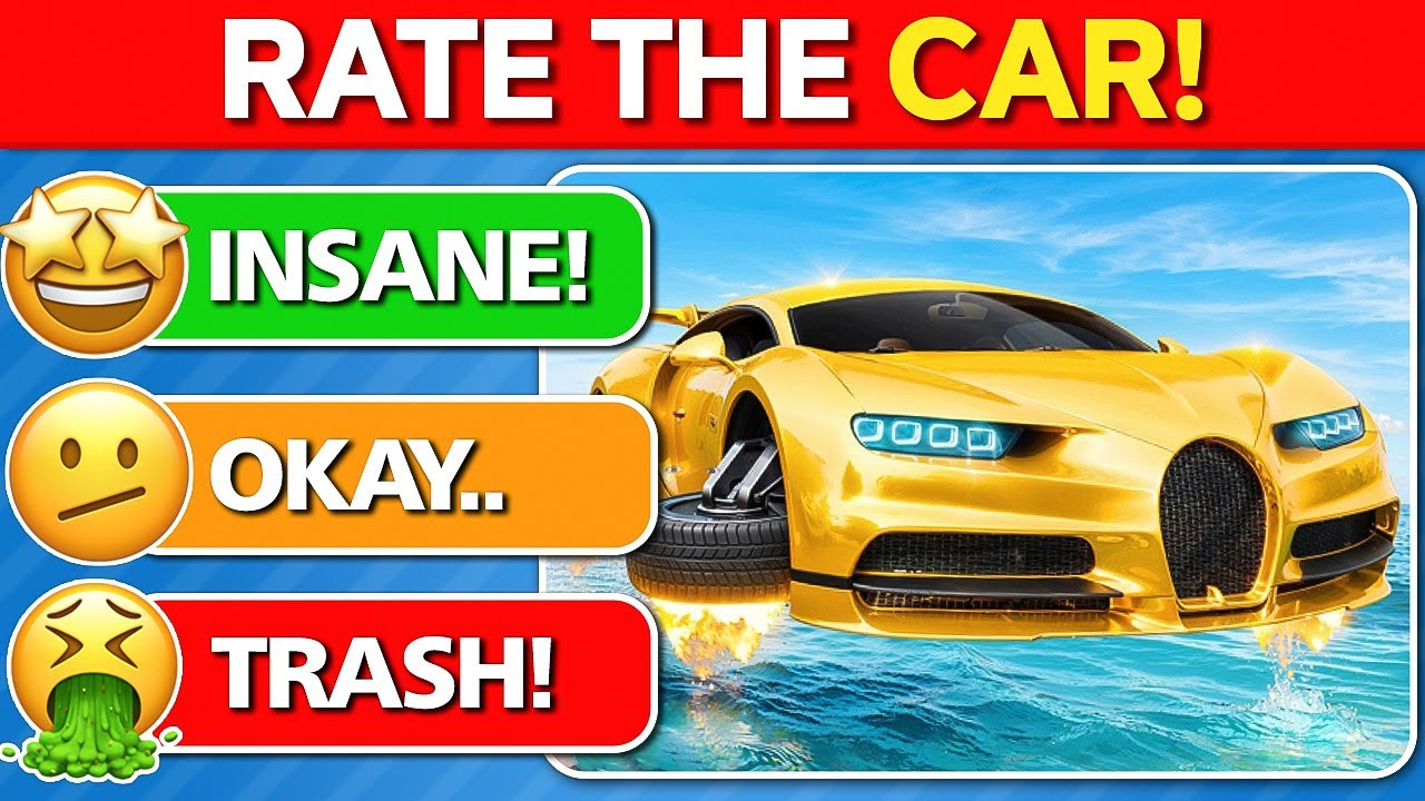 Tier List - COOLEST Cars Ever! 😱🚓