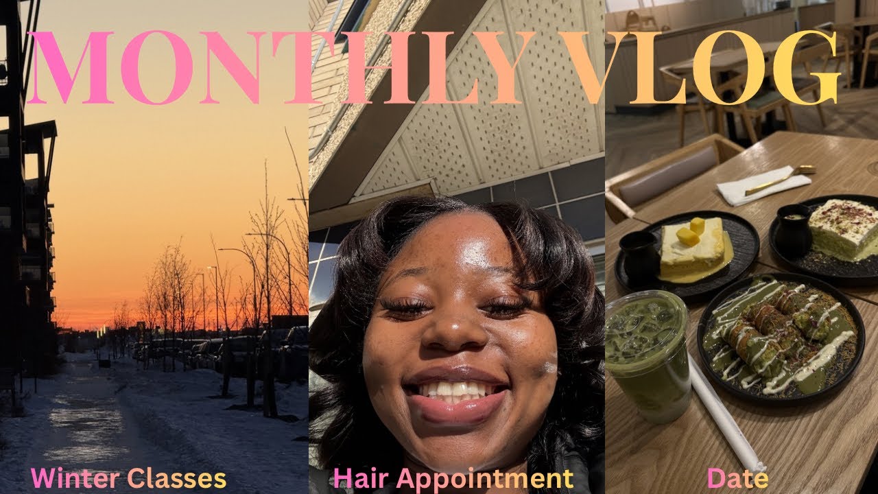 WINTER VLOG: Hair Appointment + Winter Classes  + Work 