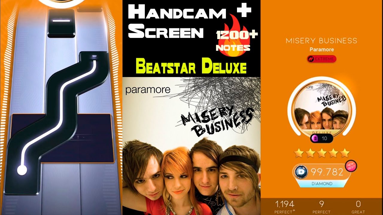 [Beatstar Deluxe] Misery Business (EXTREME) | Paramore | Handcam + Screen