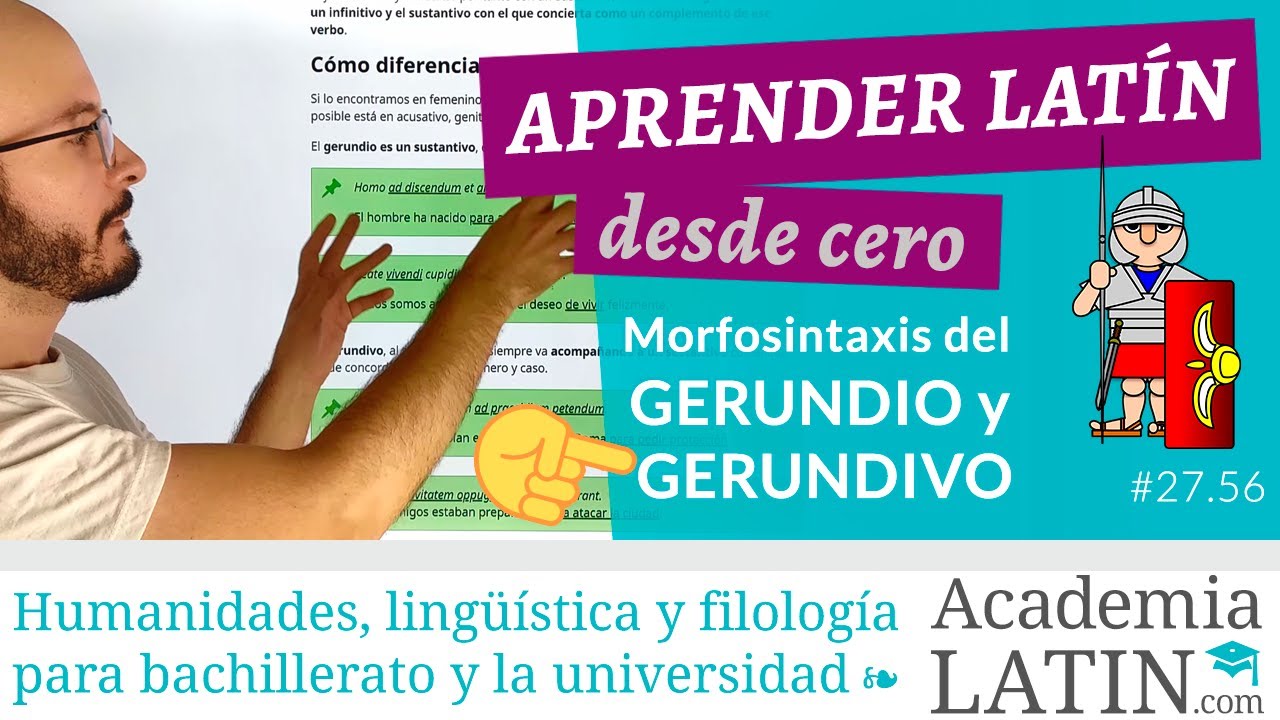 GERUNDIO y GERUNDIVO: explicación, traducción, diferencias... 🤓 Curso de latín desde cero #27.56