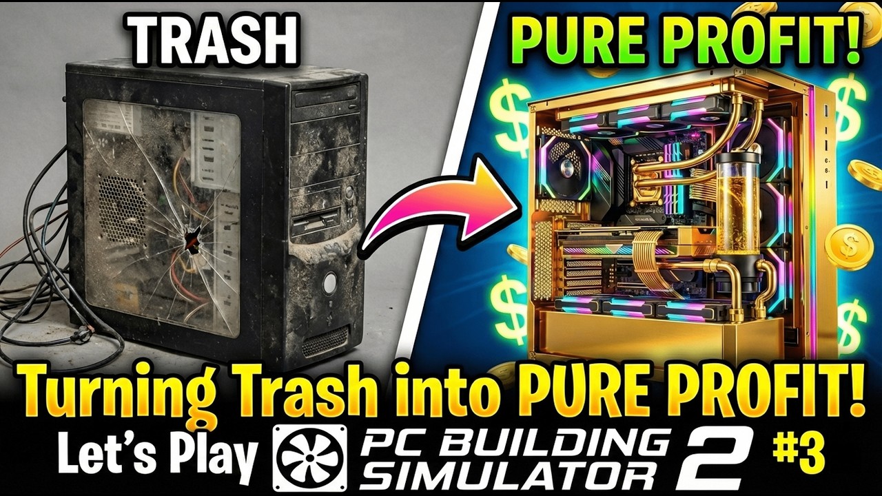 Turning Trash into PURE PROFIT! - Let's Play PC Building Simulator 2 #3
