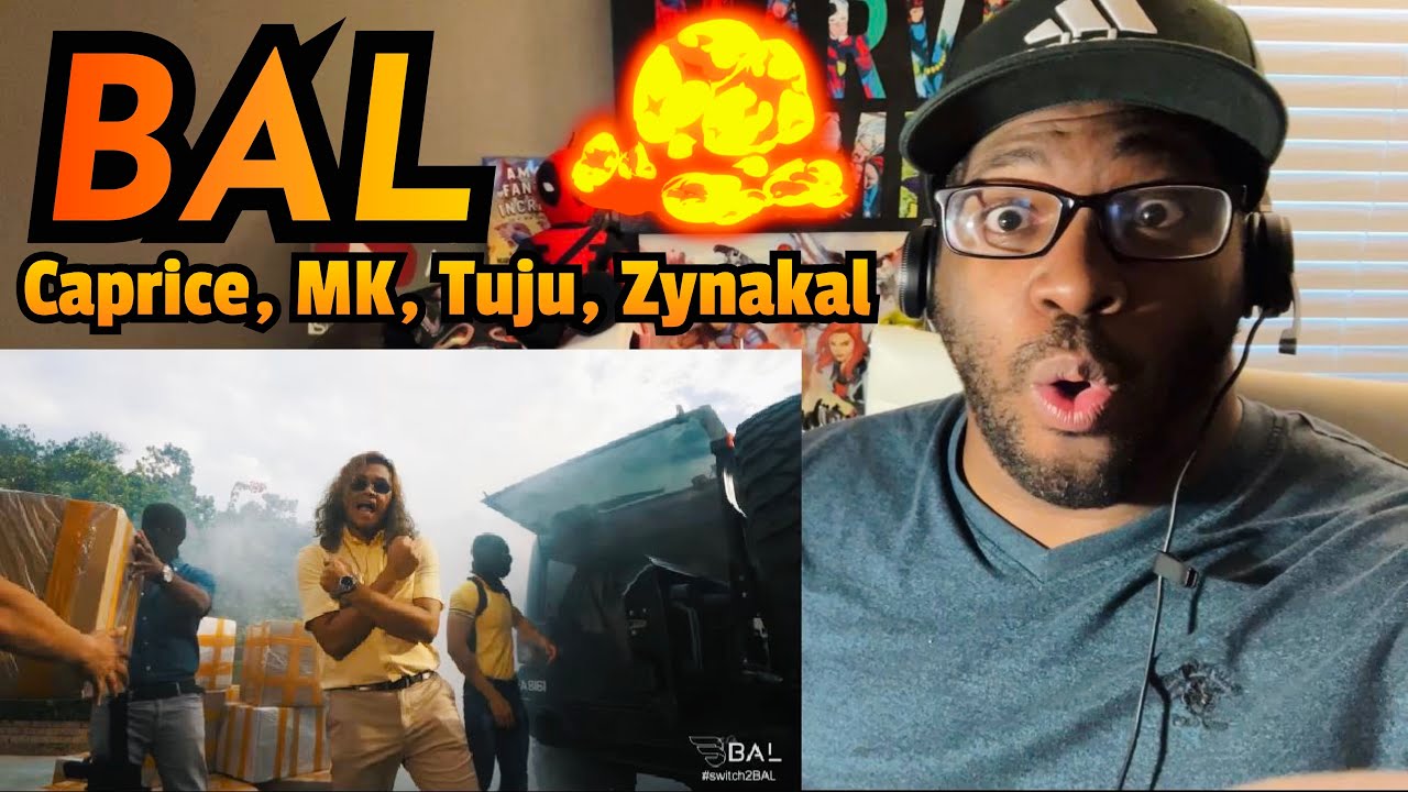 VIBES!!!!!! BAL- Caprice, MK, Tuju, Zynakal (Official Music Video) REACTION