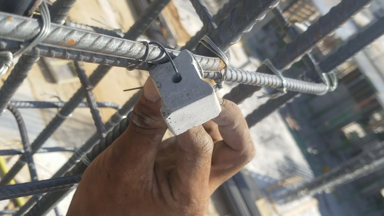 how to put cover block into the column #dubai #pakistan