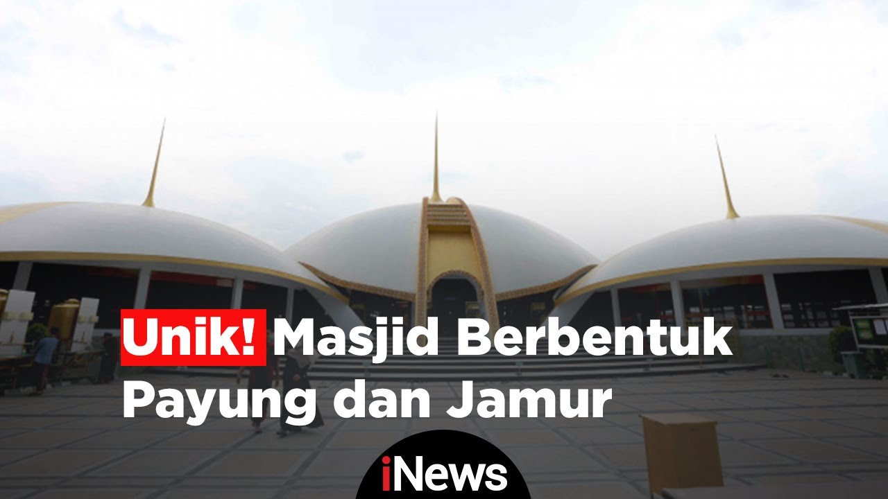 Intip Keunikan Arsitektur Masjid Jami' Al-Baitul Amien yang Berbentuk Payung dan Jamur