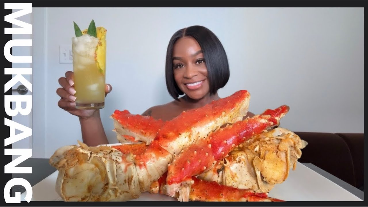 GIANT KING CRAB SEAFOOD BOIL MUKBANG w/ STORY TIME