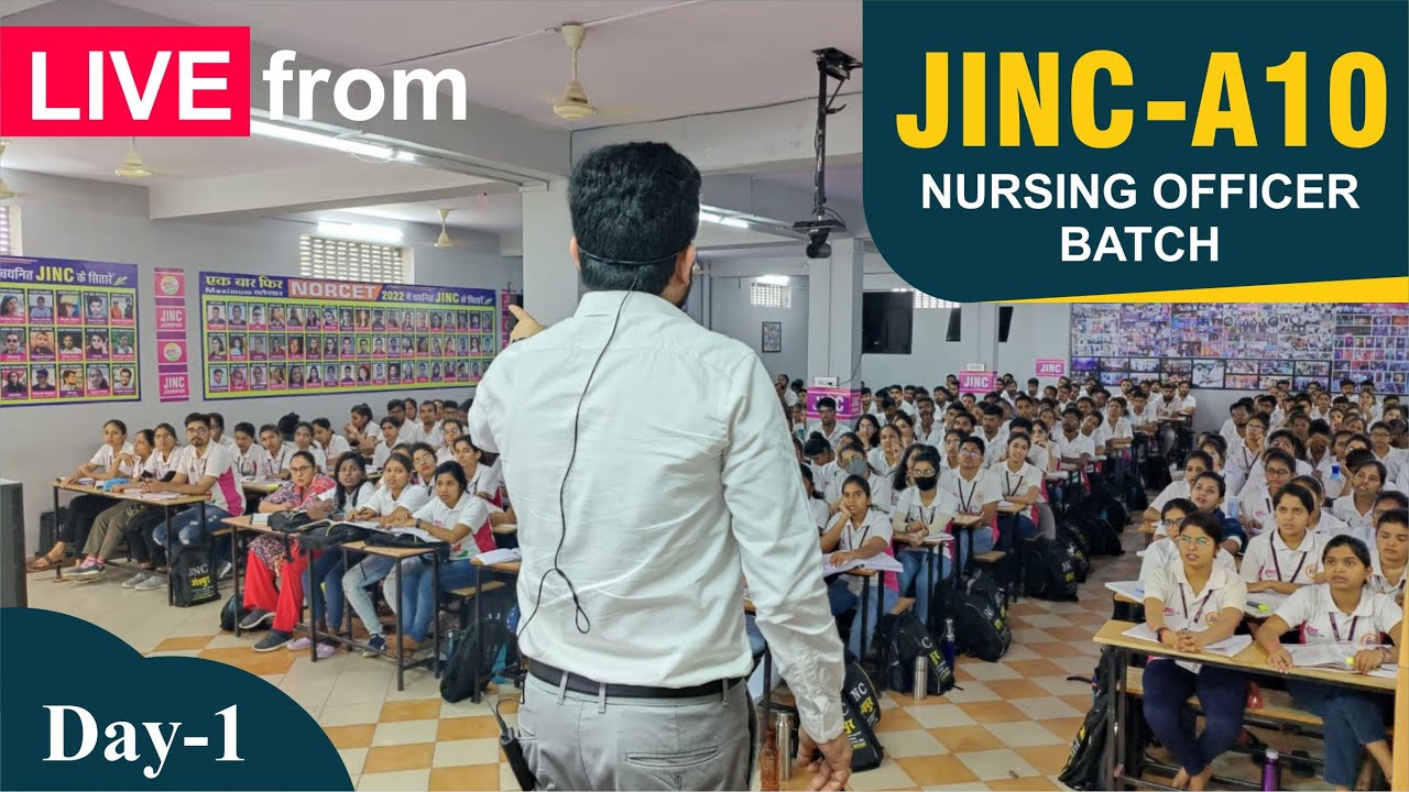 LIVE from JINC-A10  NURSING OFFICER BATCH- ABG  | NORCET | PGIMER | ESIC | DSSSB | RRB l By Akki sir