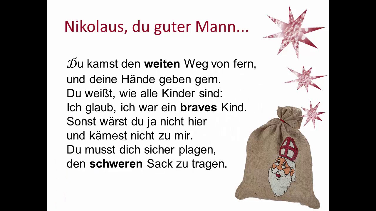 Türchen 6: Nikolausgedicht