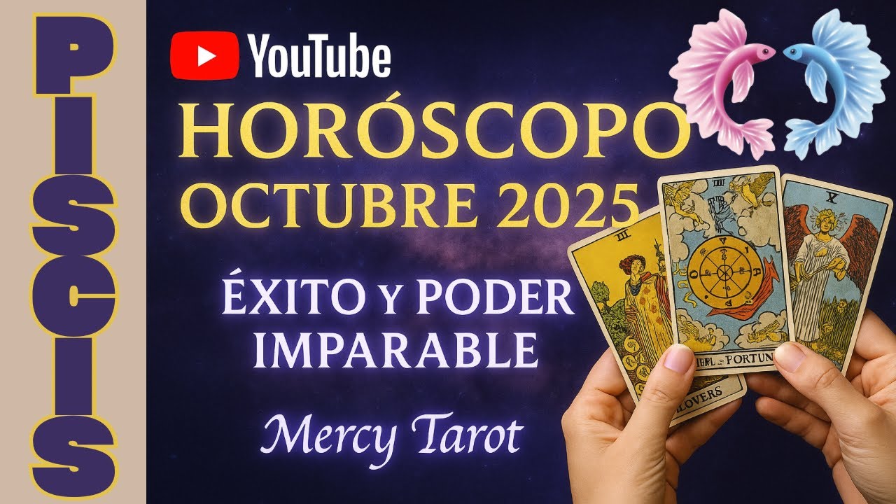 💎 PISCIS 🐚 Inspiraci&oacute;n, abundancia y milagros ✨ &iexcl;Octubre transforma tu vida por completo! #piscis