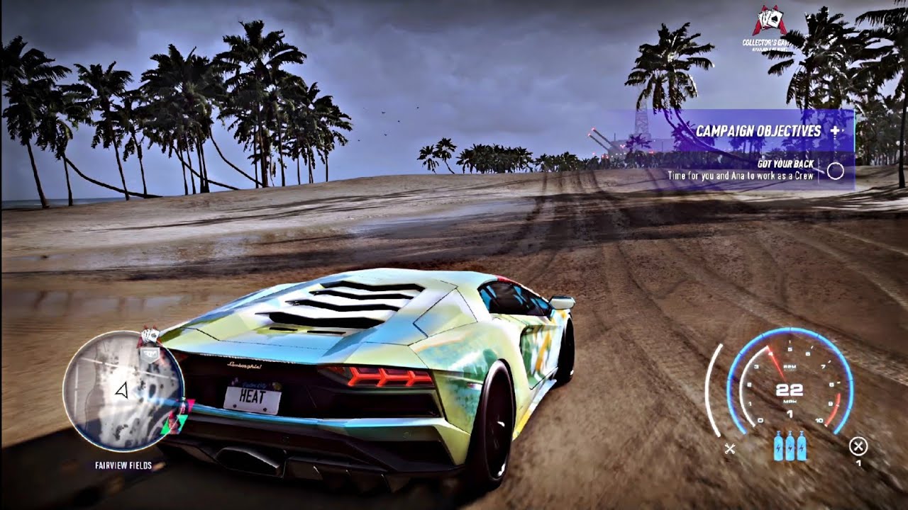 Need For Speed Heat ||(Lamborghini) Gameplay 4k Smooth ||GmBaba #automobile #needforspeed #gaming 