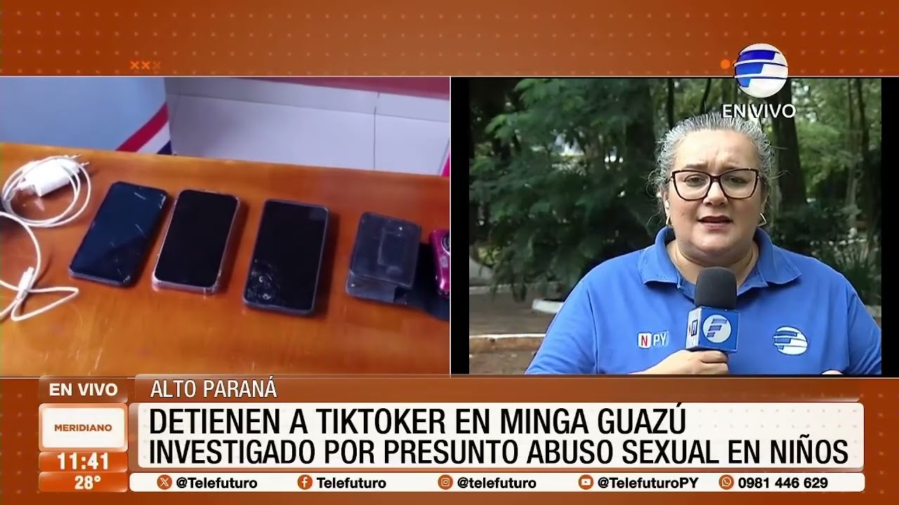 Detienen a tiktoker en Minga Guazú