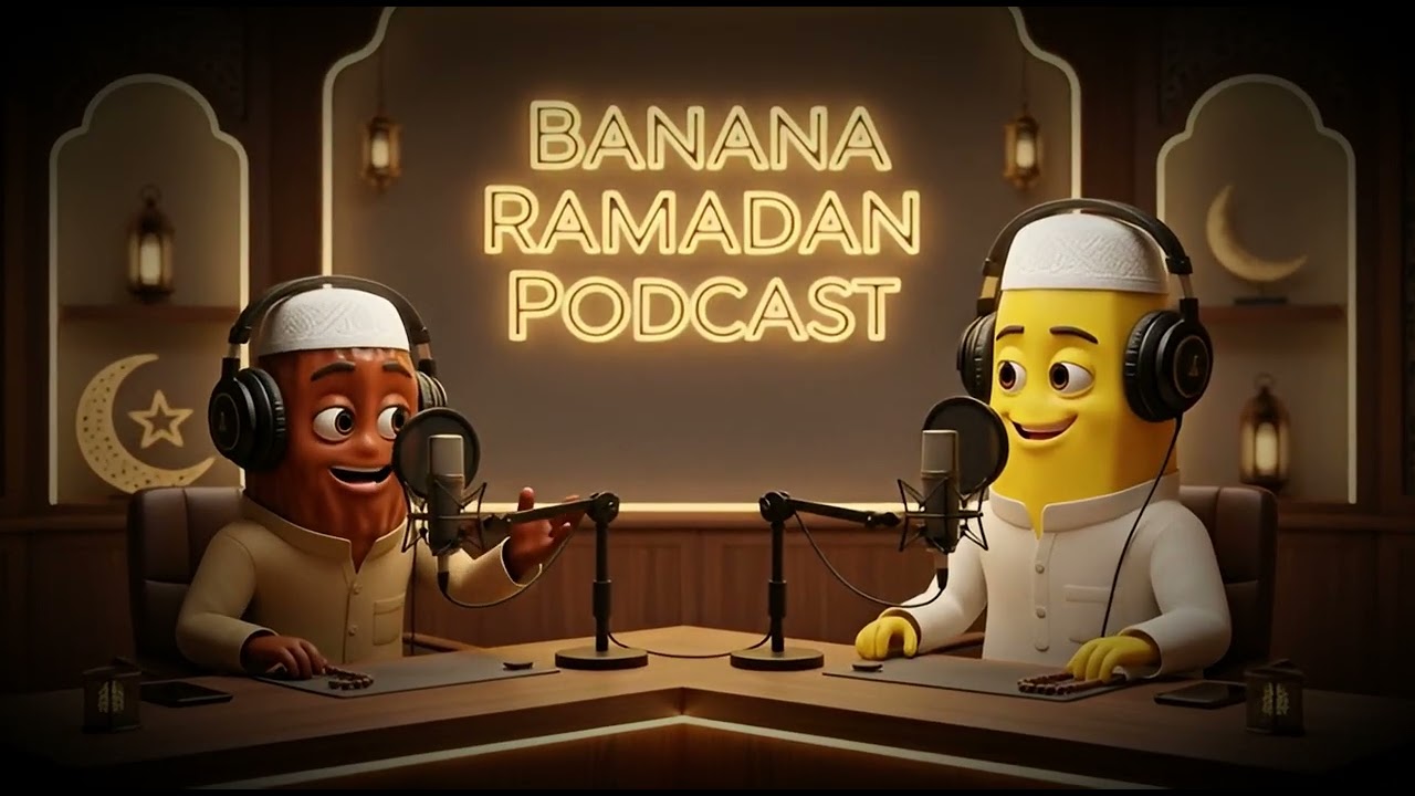 Ramzan Podcast With Banana and Khajoor #ramadan #podcast #iftar #talkingobjects