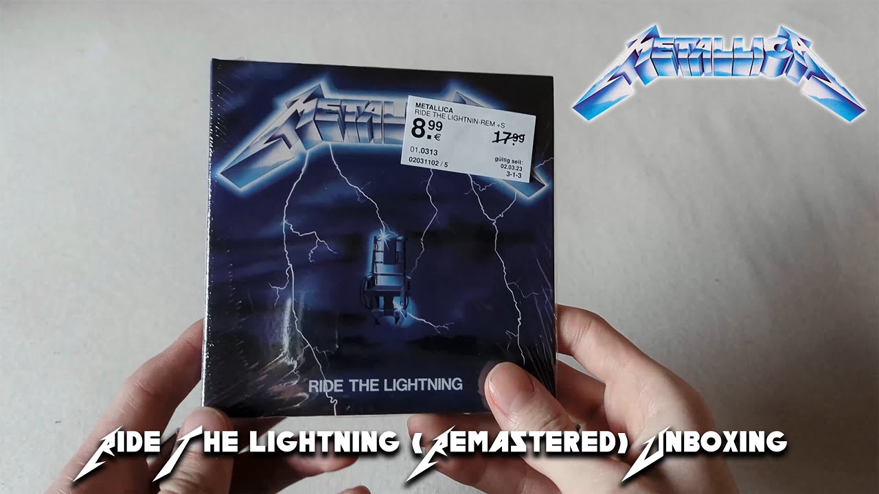 Metallica - Ride The Lightning (Remastered) Unboxing