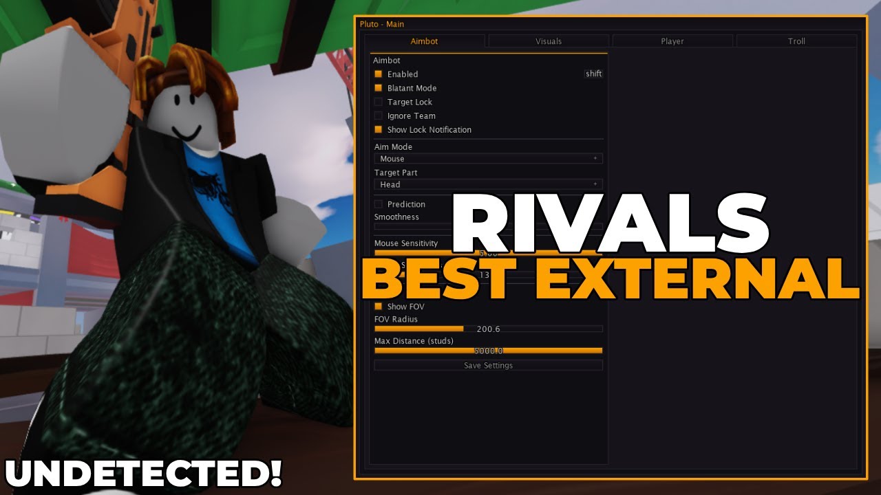 [НОВИНКА!] Лучший бесплатный взлом внешнего ПК для Roblox Rivals! | Плутон | Незаметный обход Byf...