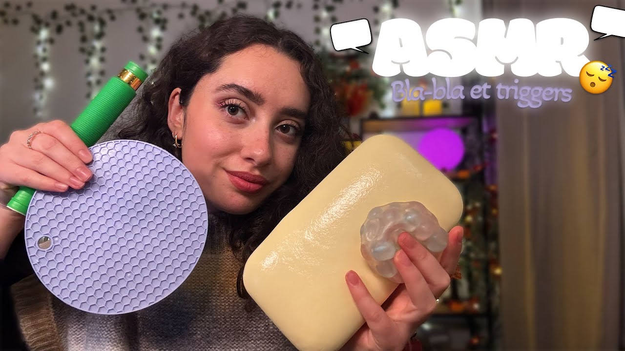 🌙 ASMR FRANÇAIS : TRIGGERS ET BLABLA POUR T'ENDORMIR RAPIDEMENT 😴