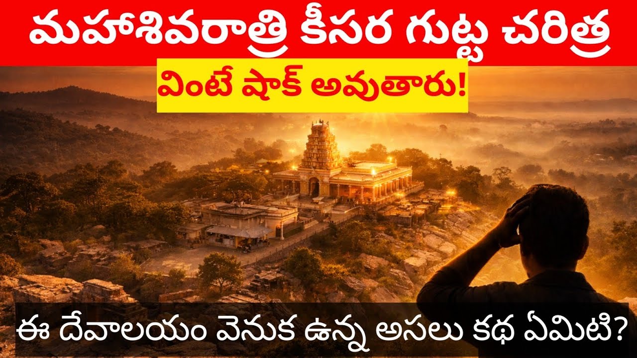 మహాశివరాత్రి కీసర గుట్ట చరిత్ర వింటే షాక్ అవుతారు! ఈ ఆధుబుతమైన చరిత్ర వినండి..