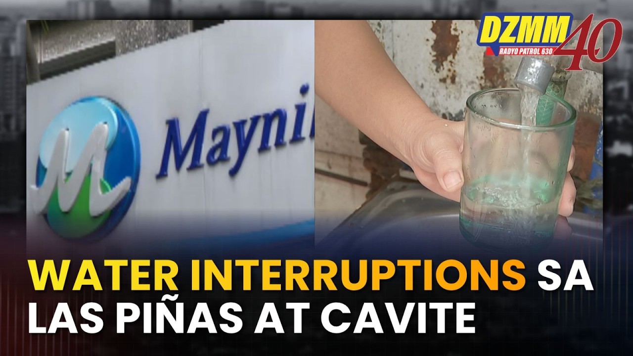 Water interruptions, asahan sa ilang bahagi ng Las Pi&ntilde;as at Cavite: Maynilad | (13 October 2026)