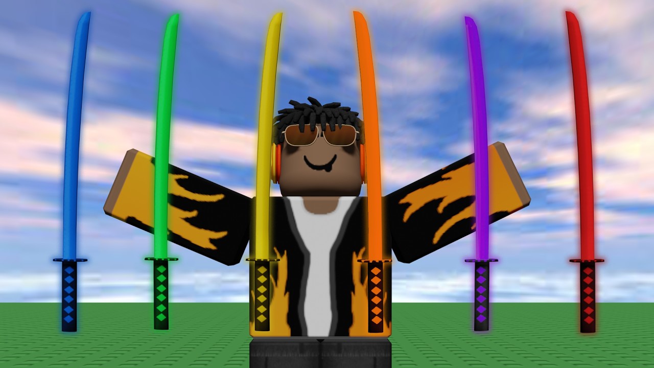 Я собрал все катаны в Roblox
