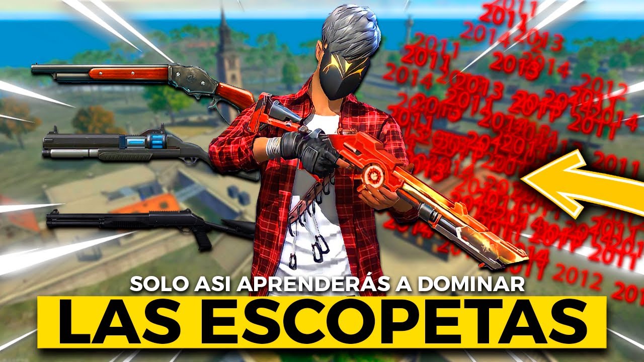 COMO DOMINAR LAS ESCOPETAS EN FREE FIRE (TIPS y TRUCOS para LEVANTAR LA MIRA y MEJORAR FÁCILMENTE)