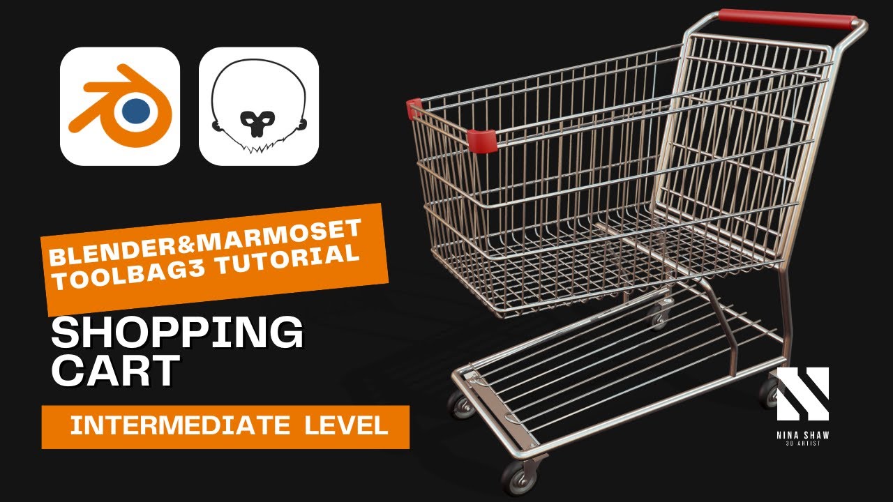 Shopping Cart | Blender/Marmoset Tutorial