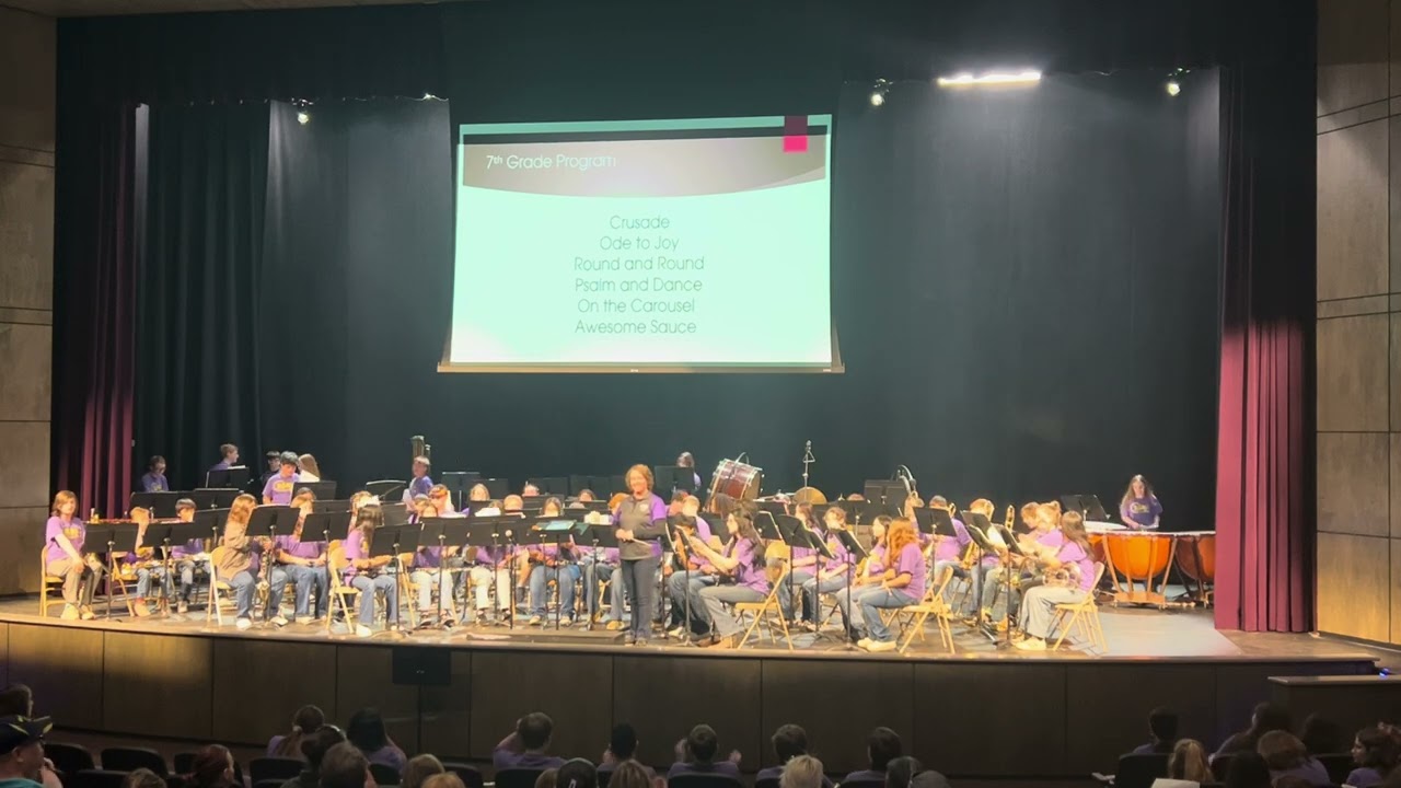 7th grade band Midwinter Concerr