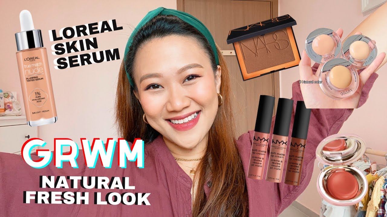 GRWM | L’Oréal Skin Serum, Taobao concealer, NYX Lip Creme…
