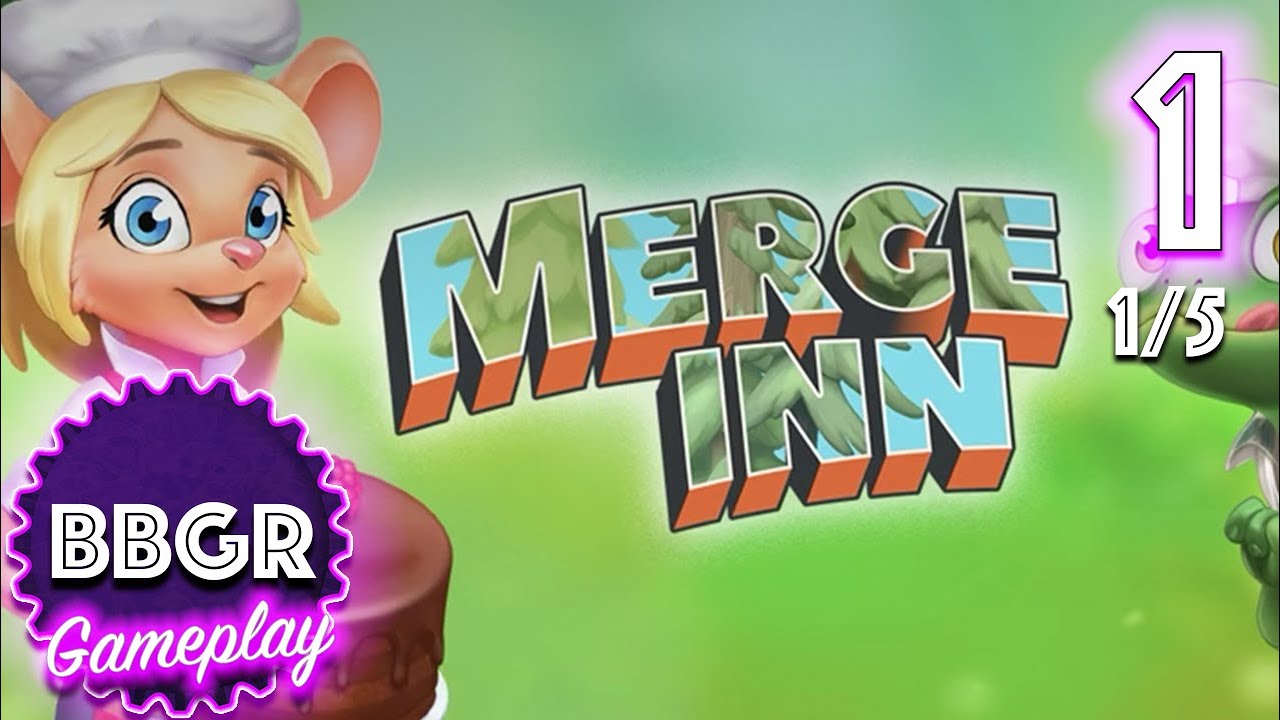 Merge Inn - Tasty Match Puzzle (Levels 1-2) - Review 1/5, Game Play Walkthrough No Commentary 1
