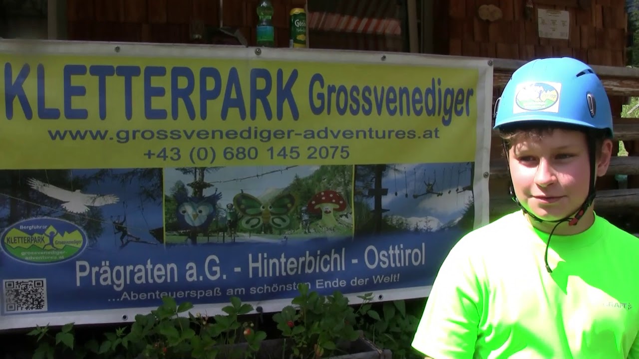 Alpsk&aacute; cesta 2020 den 7 medva v nebezpeč&iacute;! Str&ouml;den, Umbalt Wassserf&auml;le, kletterpark Grossvenediger