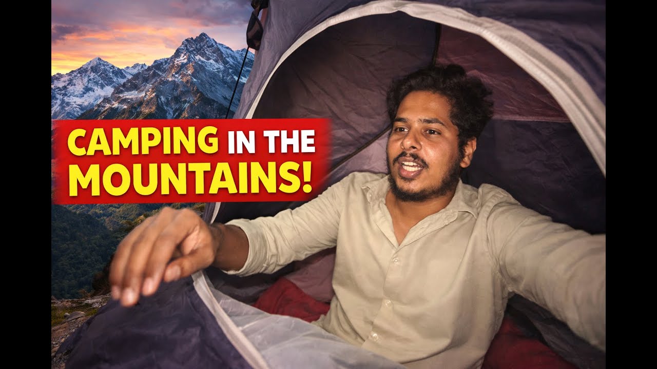 Tent Life in Mountains ⛺ | ಮಳೆಯಲ್ಲೇ ಒಂದು ರಾತ್ರಿ
