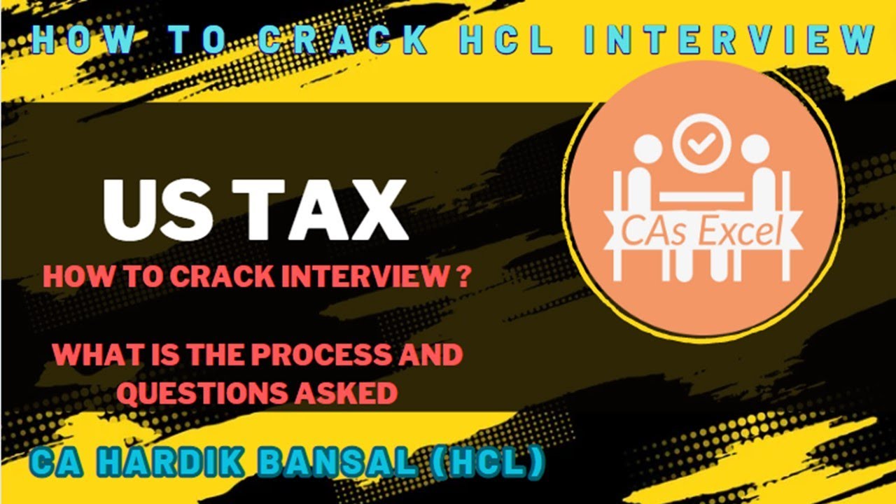 Questions Asked in HCL? Selection/ interview process| What is US indirect tax ?| #hcl #US #tax #gst