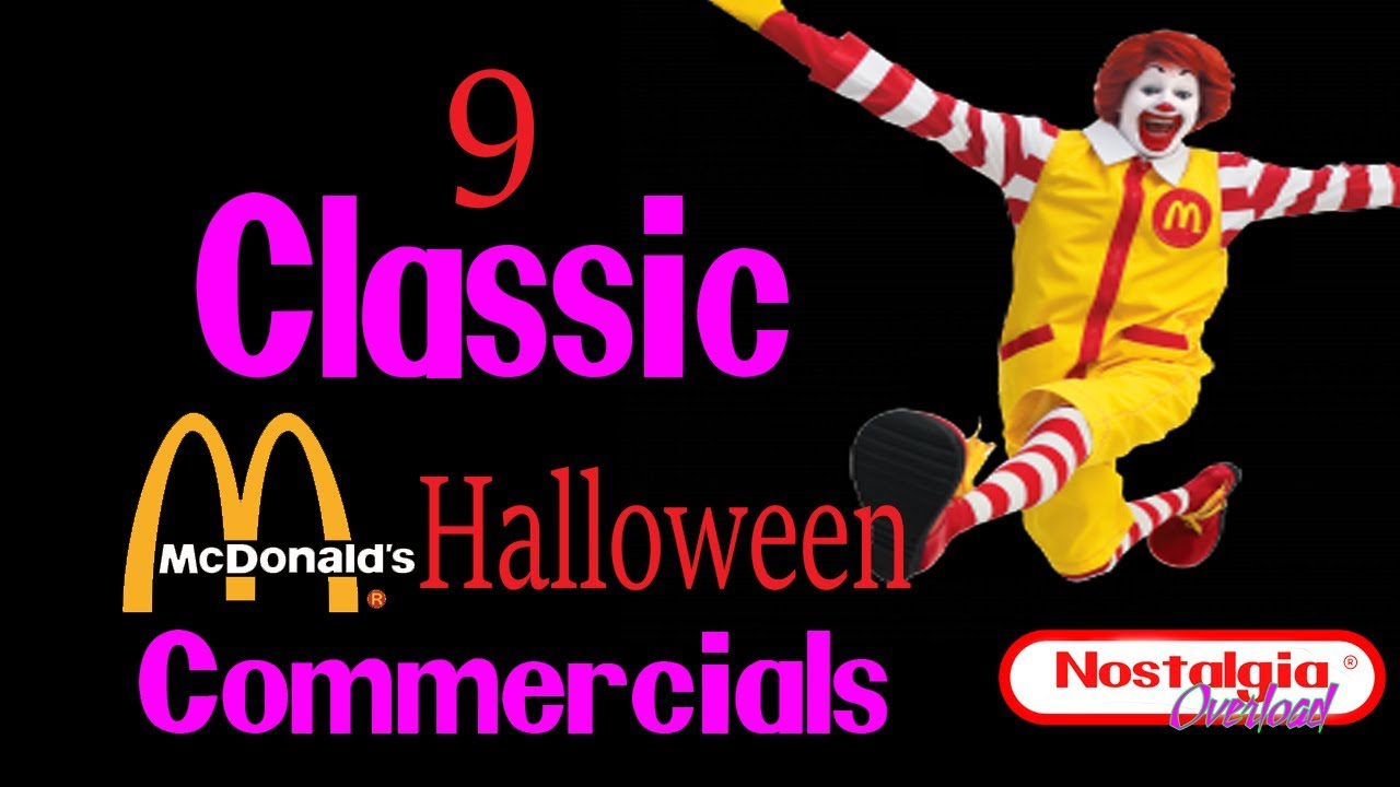 9 Classic McDonalds Halloween Commercials (Nostalgia Overload)