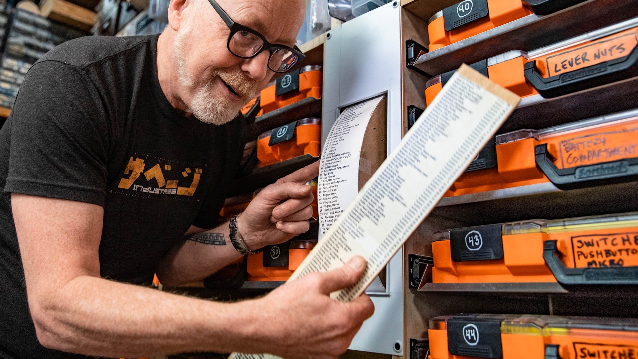 Adam Savage's Hardware Organization Mistake!