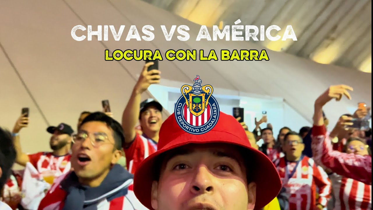 !La barra de chivas hizo una fiesta en el clásico nacional! *Chivas vs América 1-0*