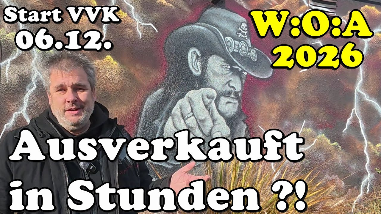 2026 W:O:A Start VVK Sonderparzellen - das müsst ihr jetzt wissen! Wacken Open Air