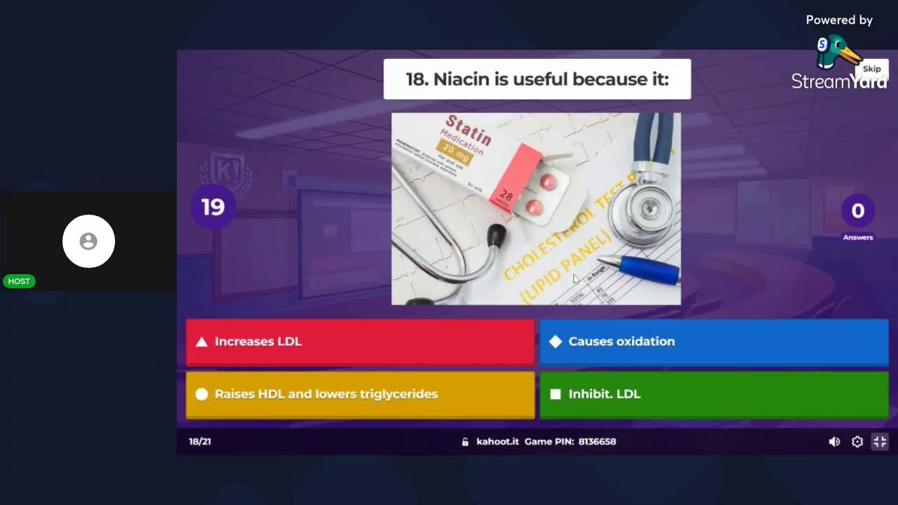 TOPIC: DRUGS USED IN TREATMENT OF HYPERLIIDEMIAS