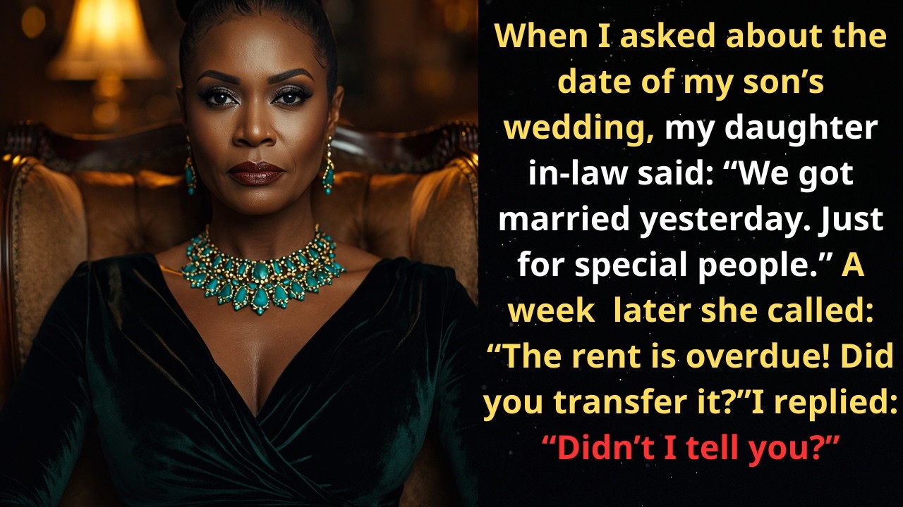 I asked when the wedding is and my daughter-in-law said: 