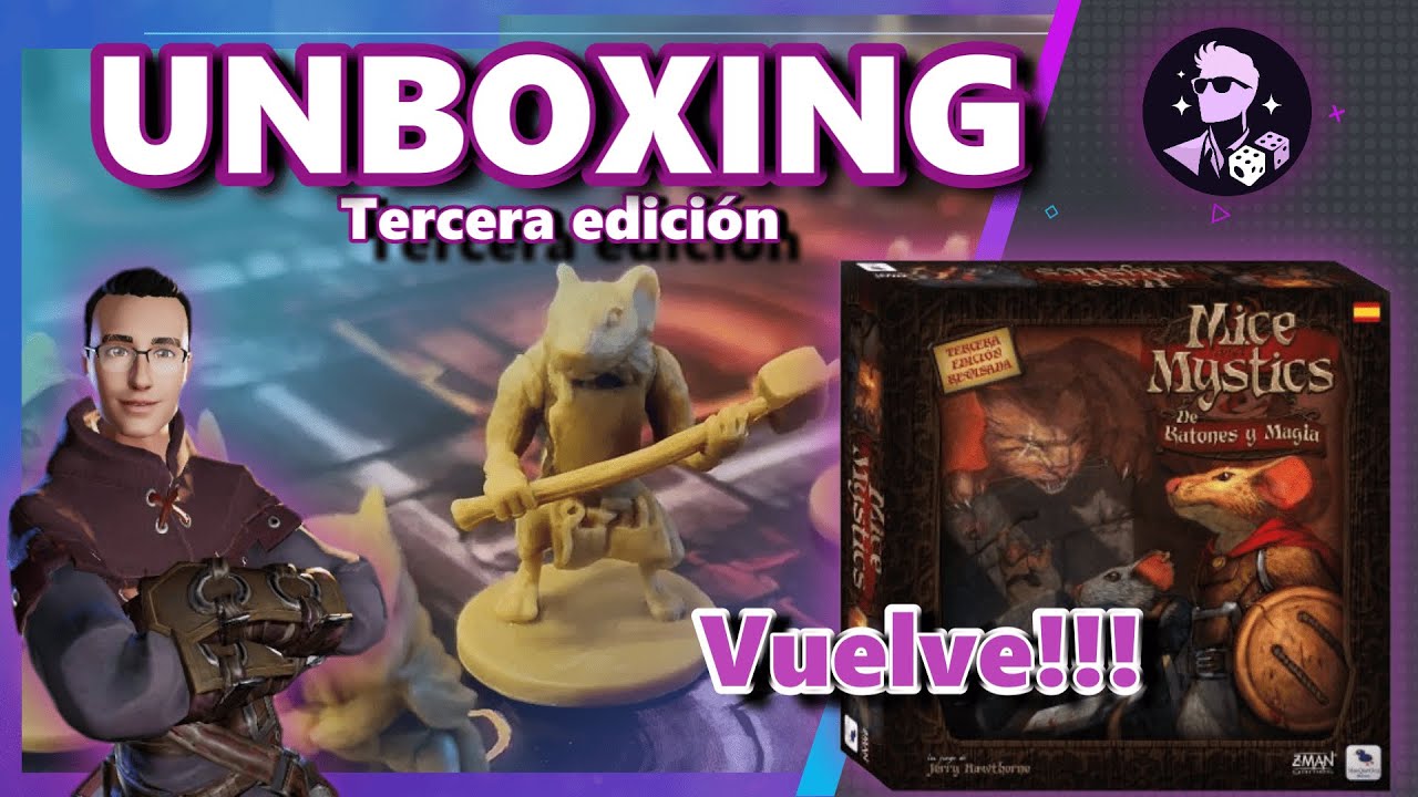UNBOXING de MICE and MYSTICS - El CRAWLER más familiar - TERCERA EDICIÓN