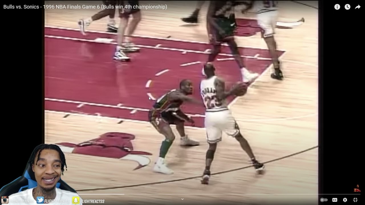 Reacting To My FIRST 90s NBA Game & Seeing If Its Comp Or Trash! (Bulls vs. Sonics 96 Final Game 6)