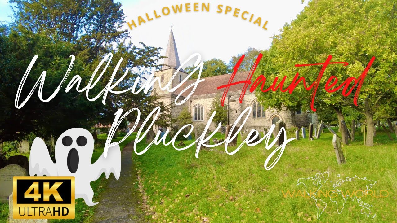 Walking Most Haunted Village in England UHD 4K | Pluckley Halloween Special | October 2022