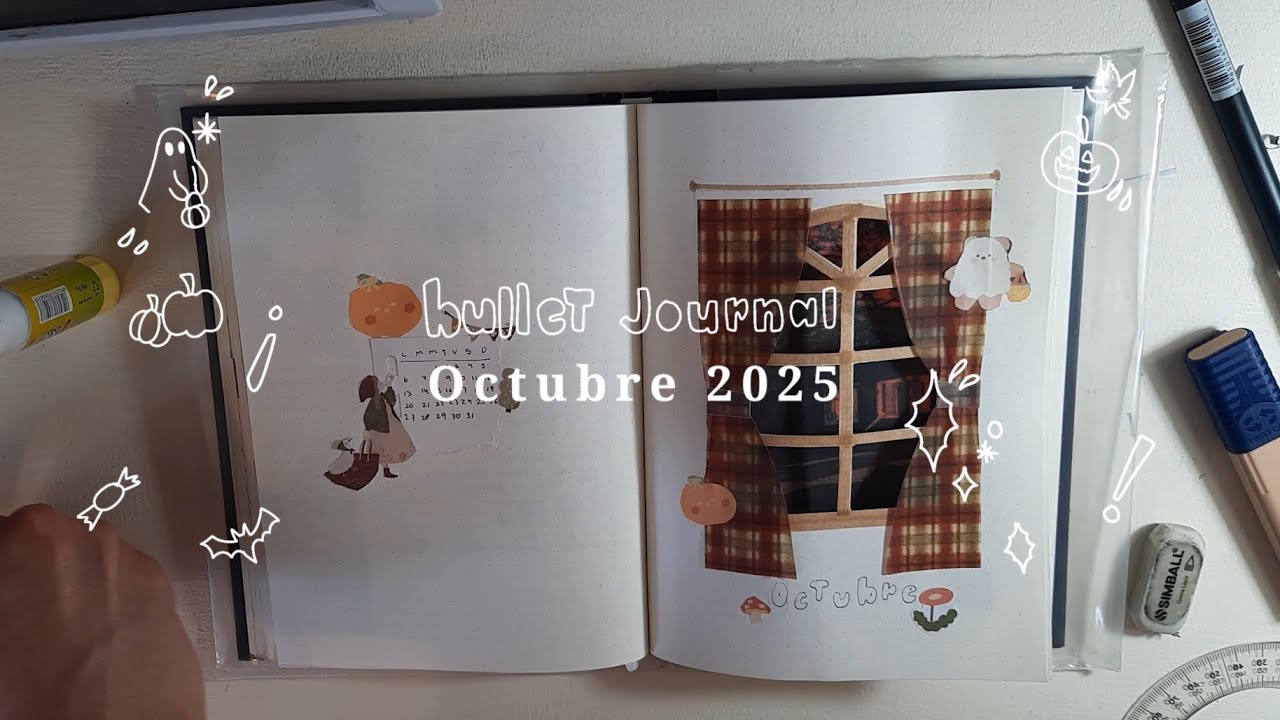 Bullet Journal - Octubre 2025🎃🍬🕸 ¡Planea conmigo!
