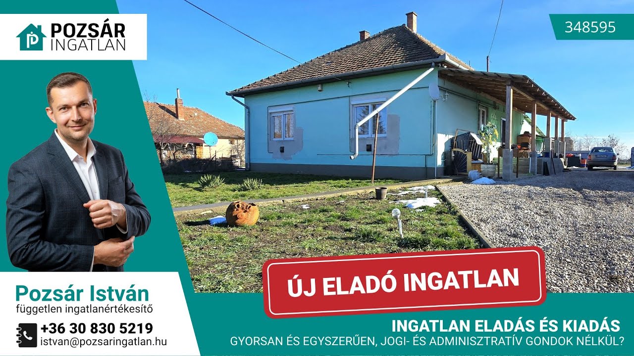 🏠Tiszaföldváron, főút mellett, belsőleg felújított, 90 m²-es családi ház ELADÓ! (348595)