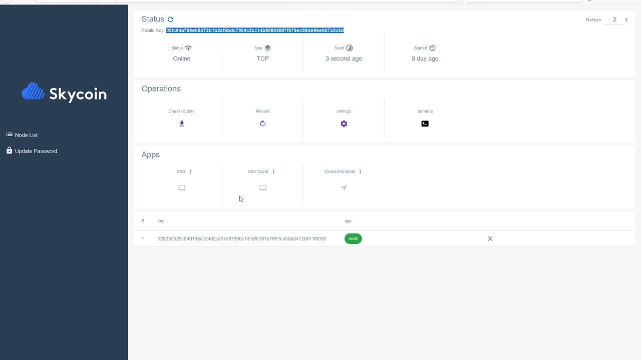 Skywire how to backup node keys