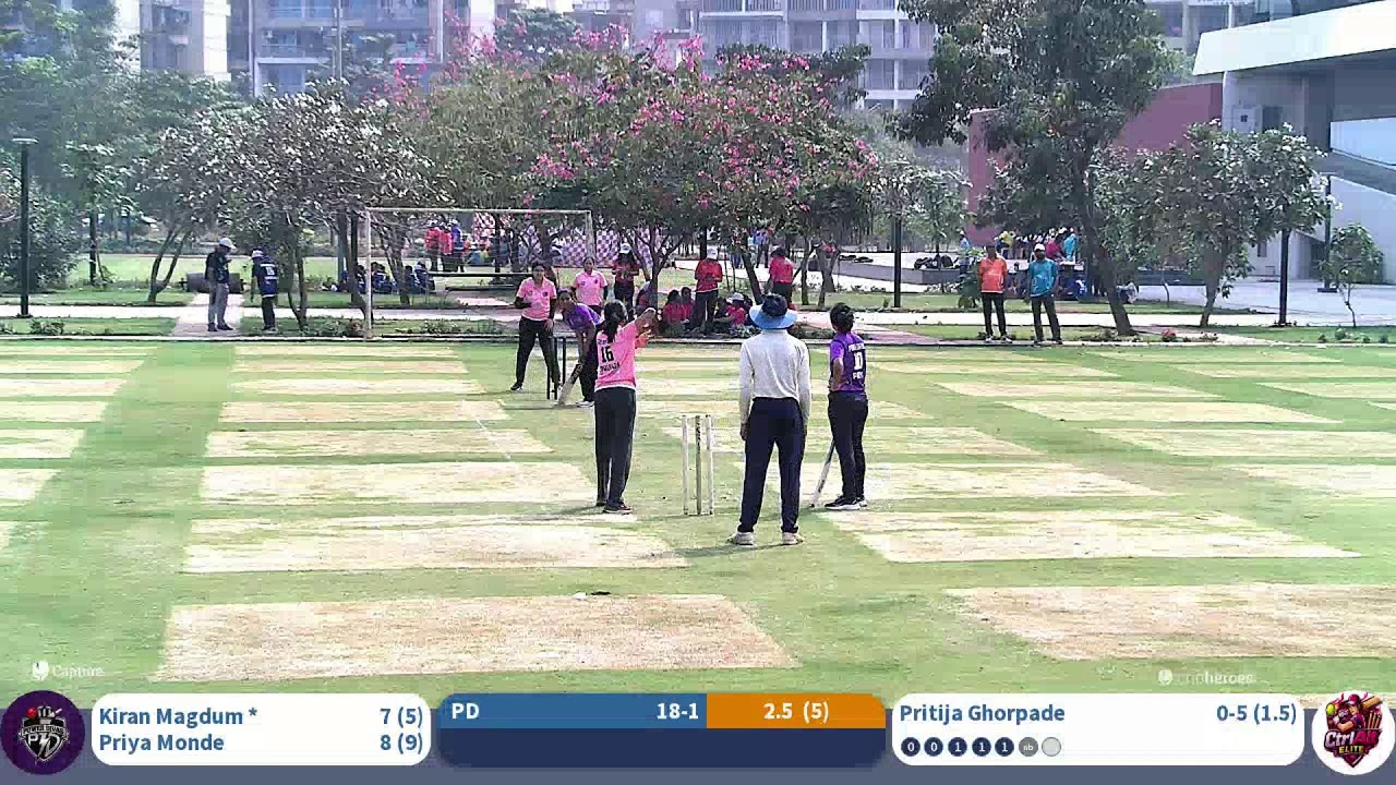 CtrlAlt Elite vs POWER DIVAS | Lauritz Knudsen Cricket League-2026 ( GIRLS  )(League Matches) | Li…