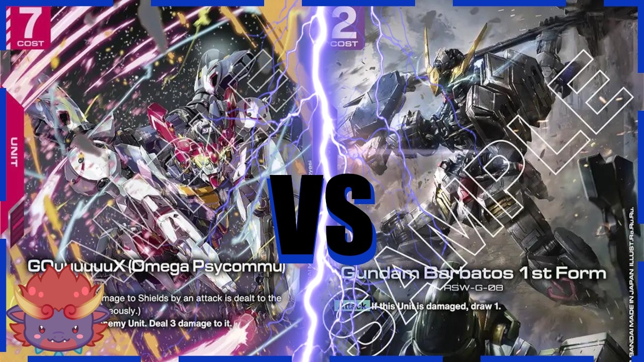 Green Red Clan Vs  Blurple Barbatos Rush | Gundam Card Game Locals POV