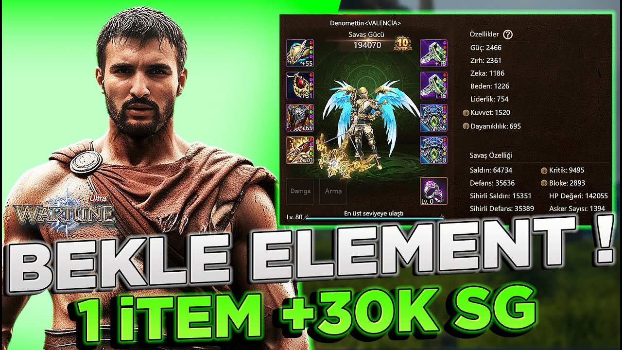 Wartune Ultra  | 80 LEVEL OLDUK SG FENA UÇTU  !! Wartune Ultra Türkçe