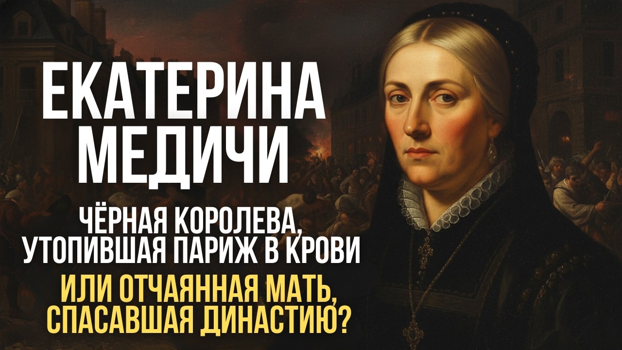ЕКАТЕРИНА МЕДИЧИ: Чёрная Королева, Утопившая Париж в Крови, или Отчаянная Мать, Спасавшая Династию