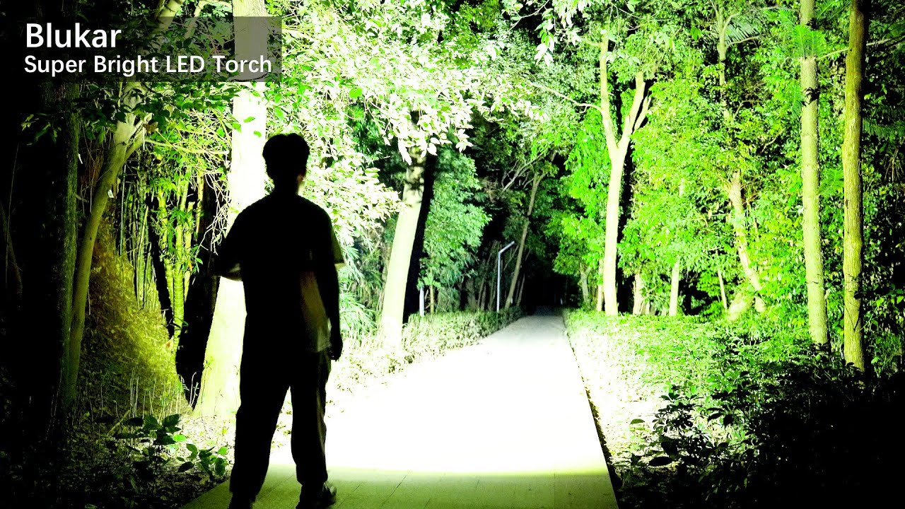 Blukar Torch Rechargeable, Torches LED Super Bright Flashlight